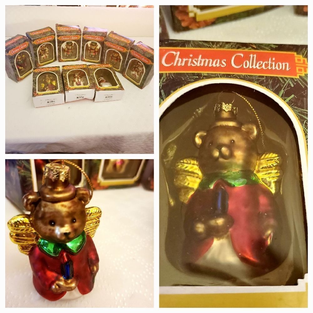 Vintage Christmas Collection Figurine Ornaments
